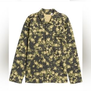Cristina Martinez Stretch Twill Utility Jacket SM Black Painted Wings NWT SO